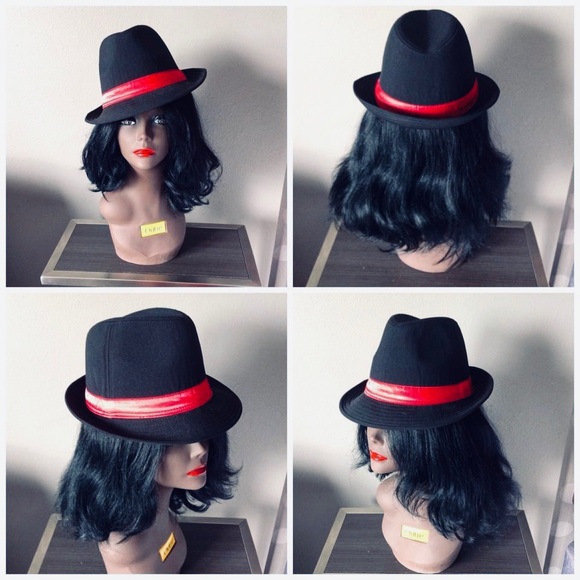 Black Fedora (w) Red Band - Picture 3 of 8